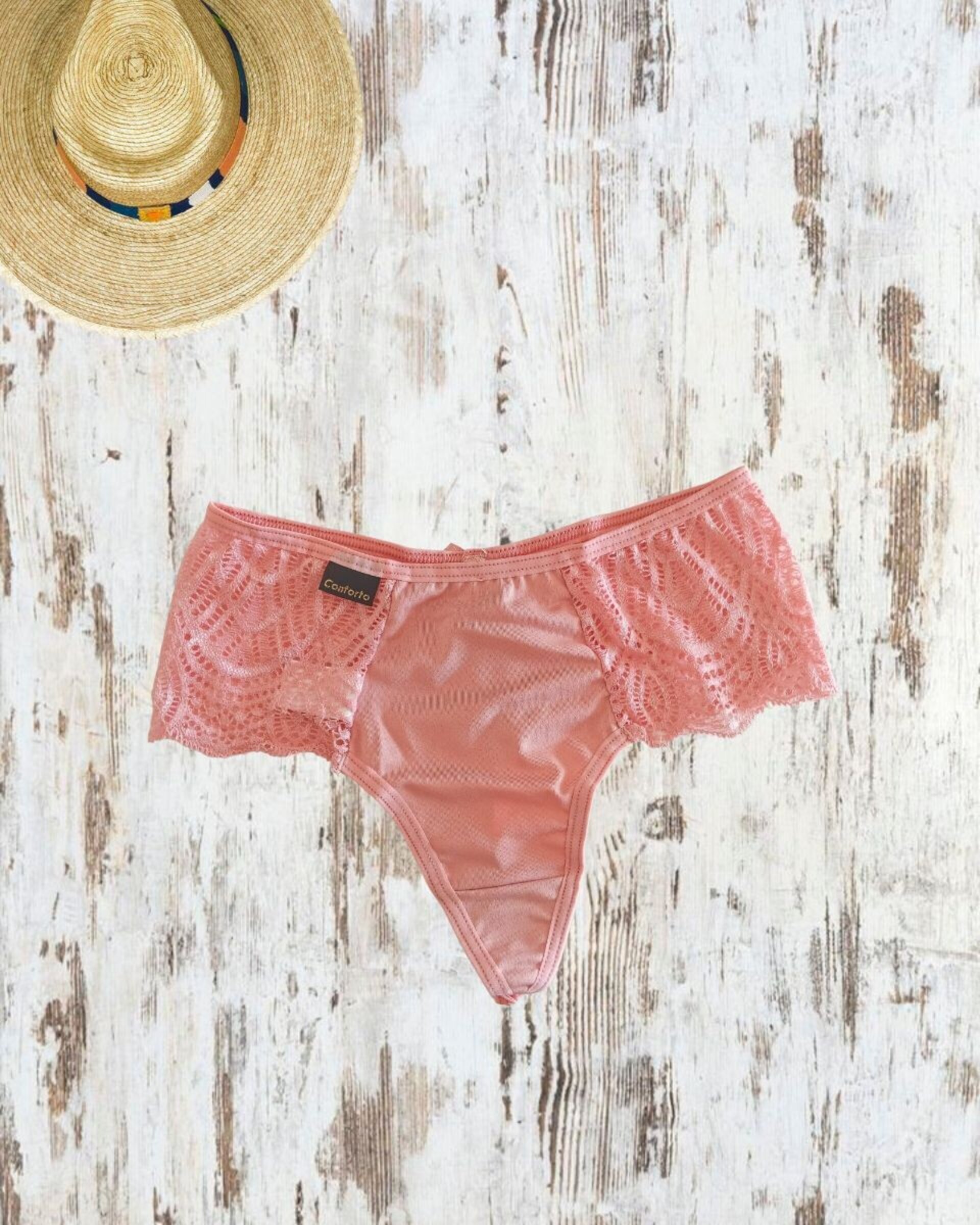 Tanga Brasileña Roja con lazos - 6