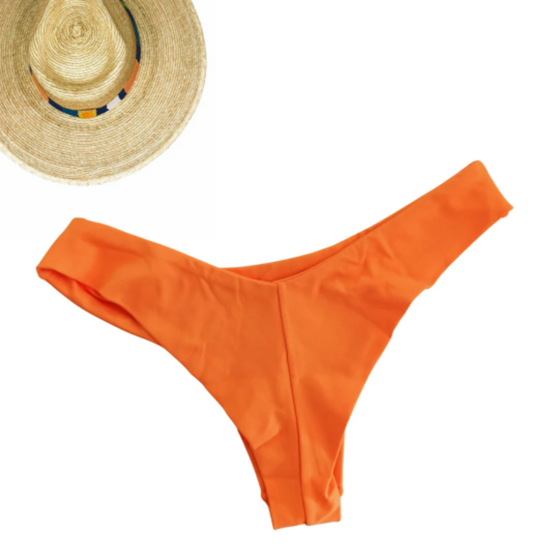 Bikini Brasileño Naranja Intenso - 4