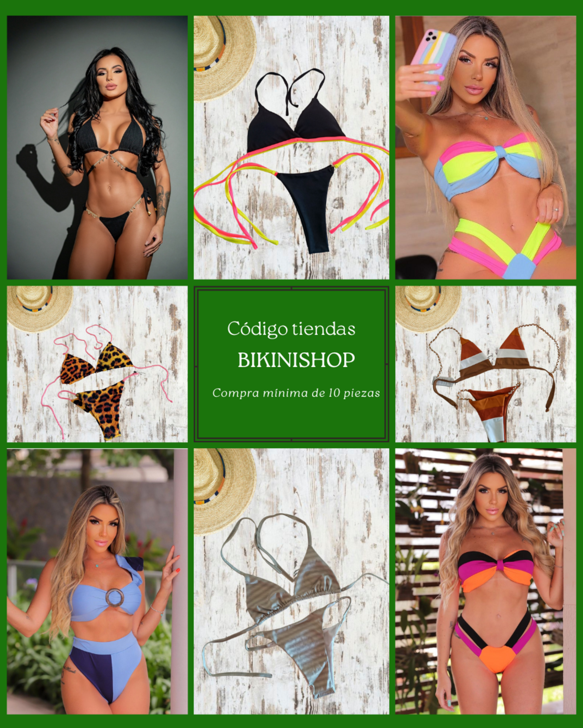 Bikini Brasileño Verde Intenso - 9