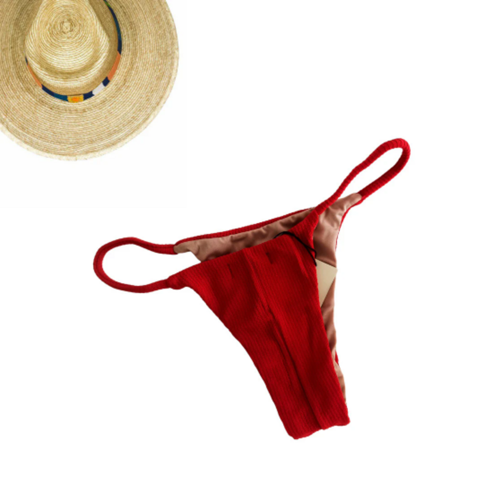 Bikini Rojo Carmín - 3